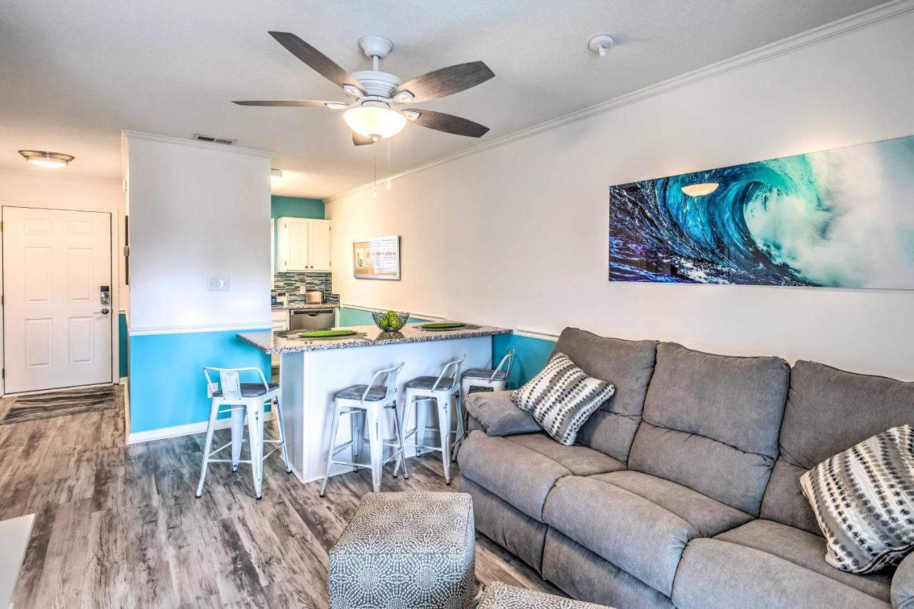 Surfside Beach Escape With Pool - Walk To Ocean! Myrtle Beach Ngoại thất bức ảnh