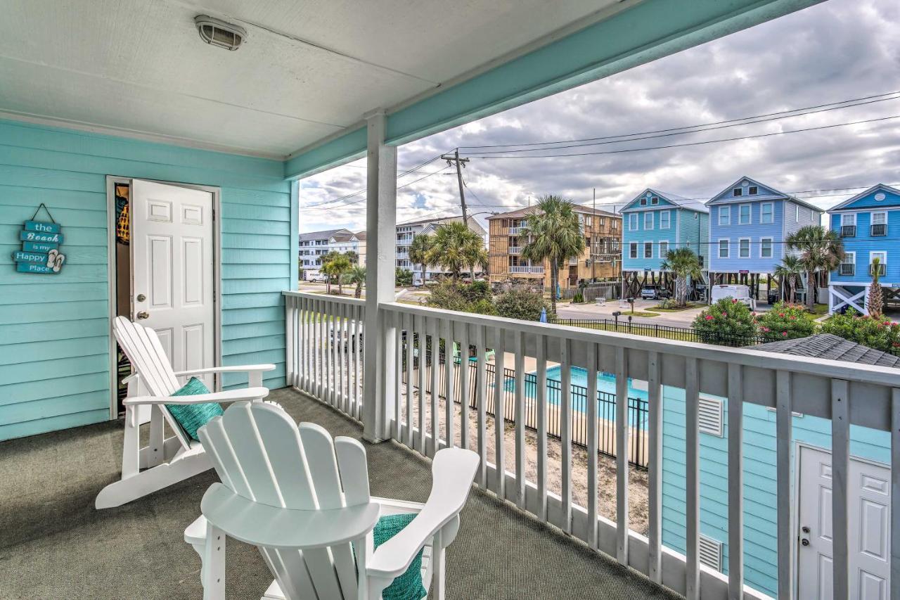 Surfside Beach Escape With Pool - Walk To Ocean! Myrtle Beach Ngoại thất bức ảnh